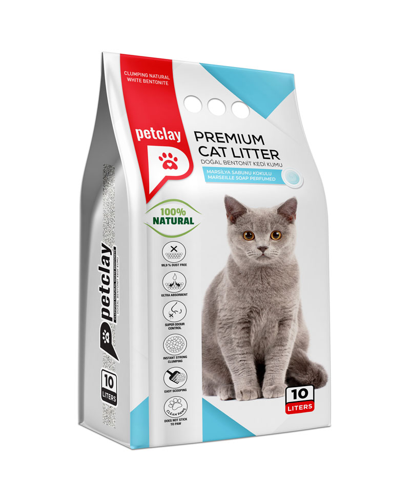 Rërë për mace Petclay 10L me aromë sapuni