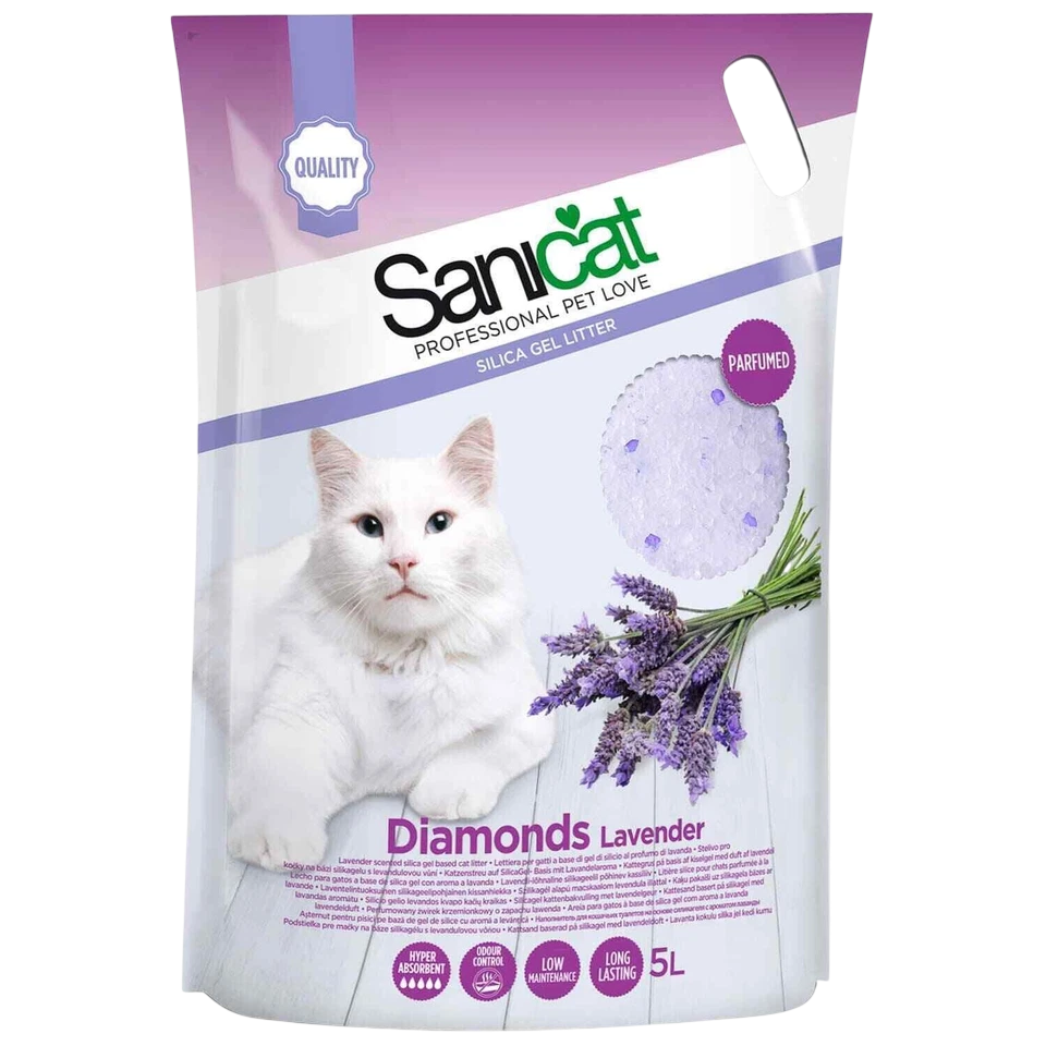 Rërë kristalinë për mace nga Sanicat 5L