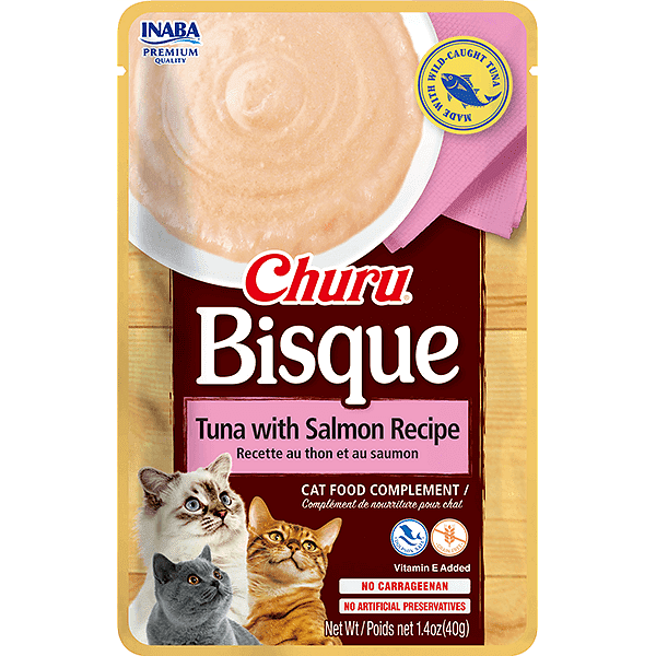 CAT CIAO BISQUE TUNA WITH SALMON RECIPE