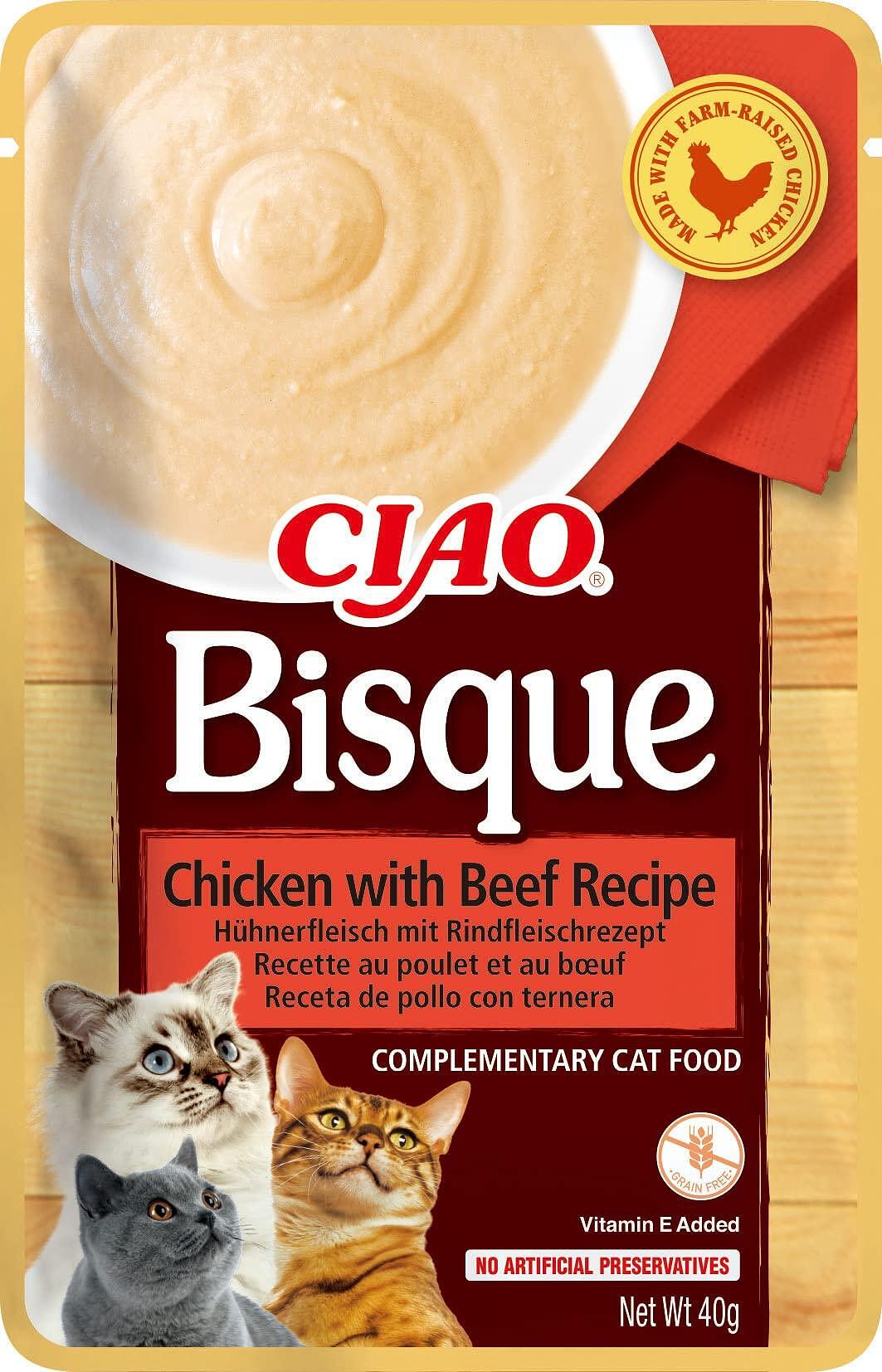 CAT CIAO BISQUE CHICKEN WITH BEEF RECIPE