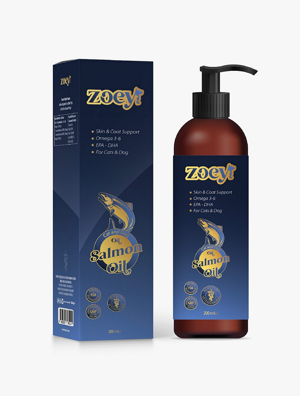 Vaj Salmoni për Mace & Qen nga Zoey 200 ml