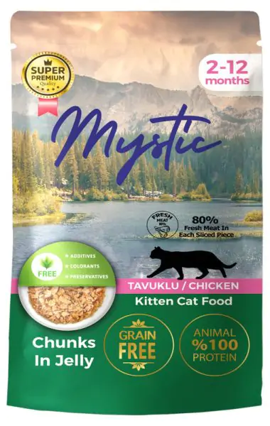 Ushqim i butë për Kitten nga Mystic 85gr