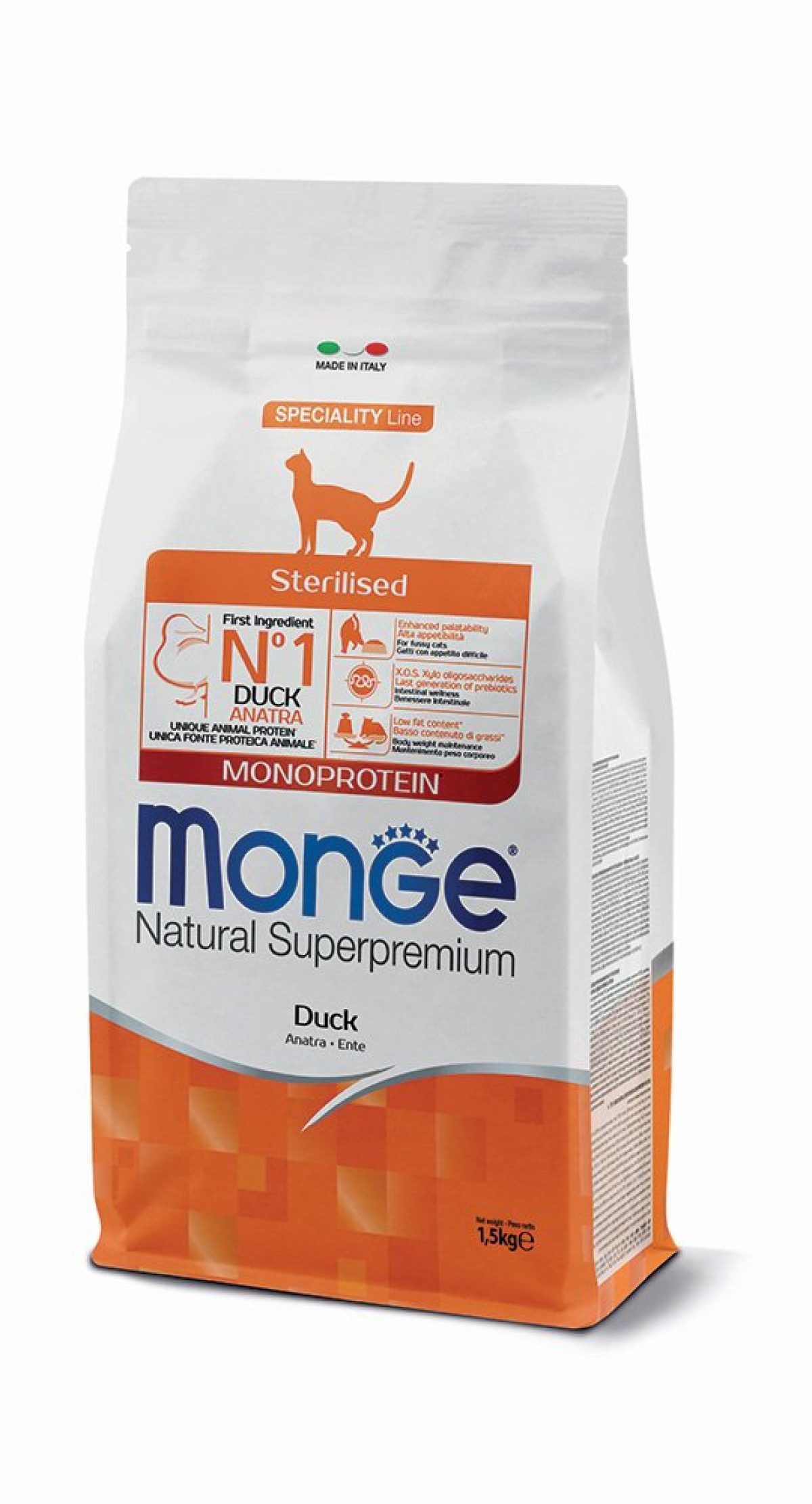 Monge Sterilised Patë 1.5 kg (Monoproteinë)
