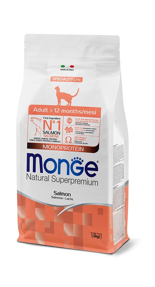 Monge Adult Salmon 1.5kg (Monoproteinë)