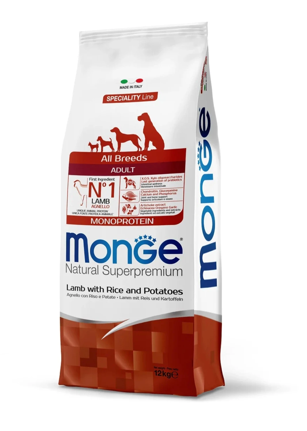 Monge Adult Lamb 12 kg (All Breeds)