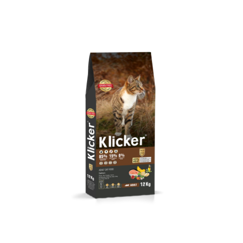 Klicker Adult Cat Food Salmon 12kg